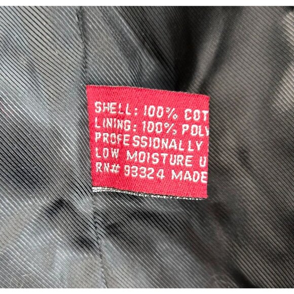 Adolfo Mens Corduroy Sport Coat Black Paisley Blazer 44R Tailored Lined Cotton - Picture 16 of 16